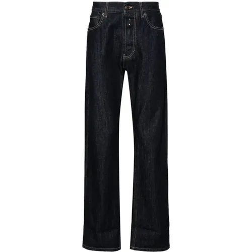 Blaue Jeans mit Aufgeschlagenen Säumen , Herren, Größe: M - alexander mcqueen - Modalova