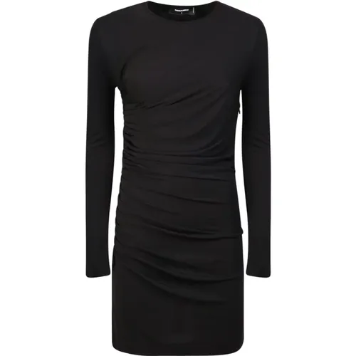 Elegant Ruched Mini Dress , female, Sizes: S, XS - Dsquared2 - Modalova