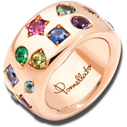 Iconica Large Ring - Rose Gold , female, Sizes: 52 MM - Pomellato - Modalova