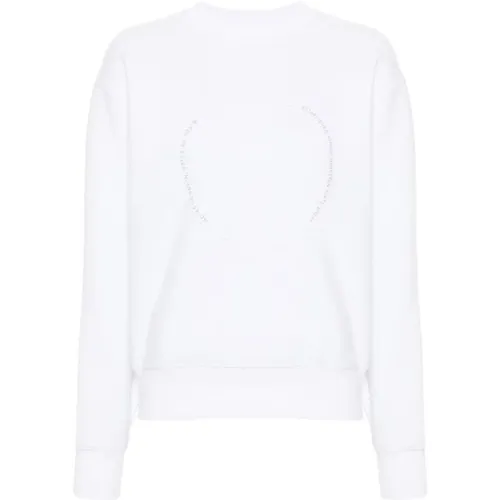 Weiße Pullover Kollektion , Damen, Größe: L - Calvin Klein - Modalova