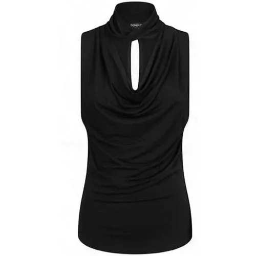 Elegantes Schwarzes Top für Frauen , Damen, Größe: L - Dondup - Modalova