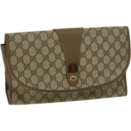 Pre-owned Leder clutches - Gucci Vintage - Modalova