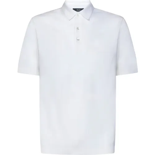 Tricot Polo Shirt , male, Sizes: L - Herno - Modalova