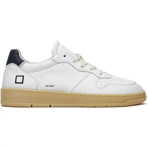 Weiße Sneakers mit perforierten Details - D.a.t.e. - Modalova