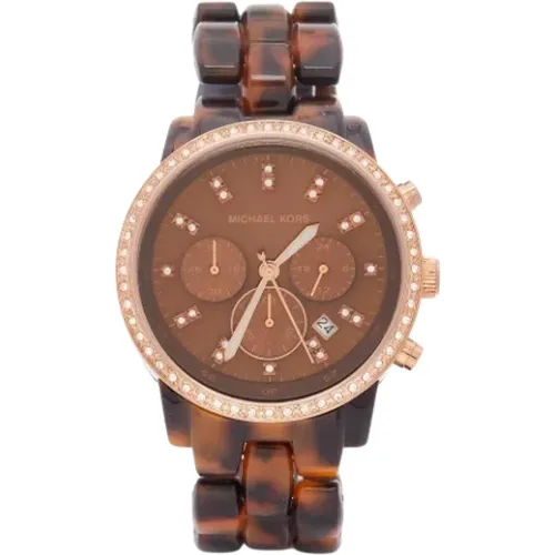 Pre-owned Acetate watches , female, Sizes: ONE SIZE - Michael Kors Pre-owned - Modalova