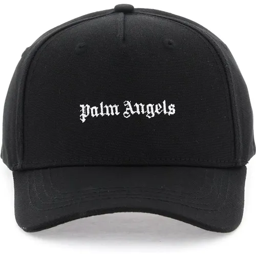 Embroidered Baseball Cap with Contrasting Logo , male, Sizes: ONE SIZE - Palm Angels - Modalova