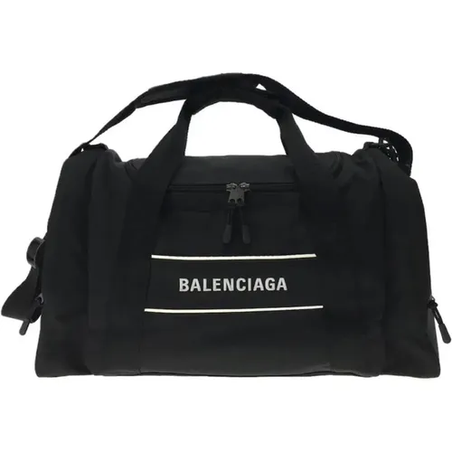 Gym Duffle Bag with Reflective Details , unisex, Sizes: ONE SIZE - Balenciaga - Modalova