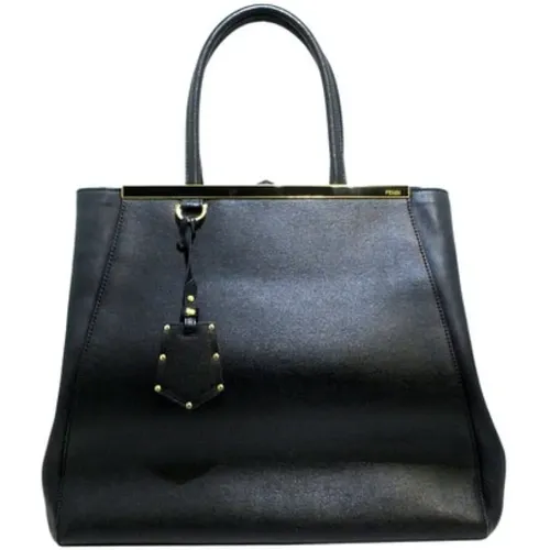 Pre-owned Large 2Jours Tote Bag , female, Sizes: ONE SIZE - Fendi Vintage - Modalova