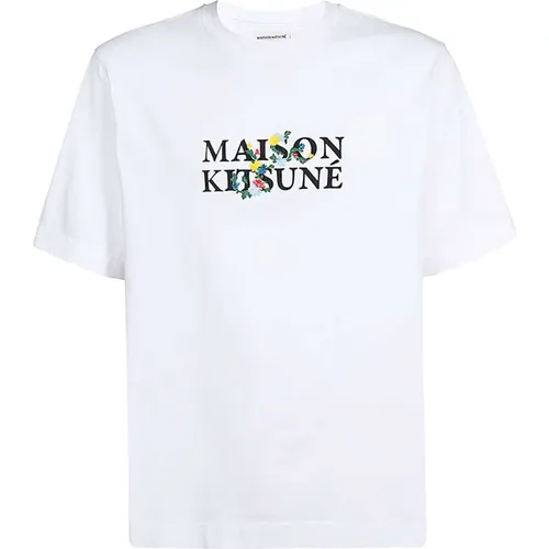 T-Shirt , male, Sizes: M - Maison Kitsuné - Modalova