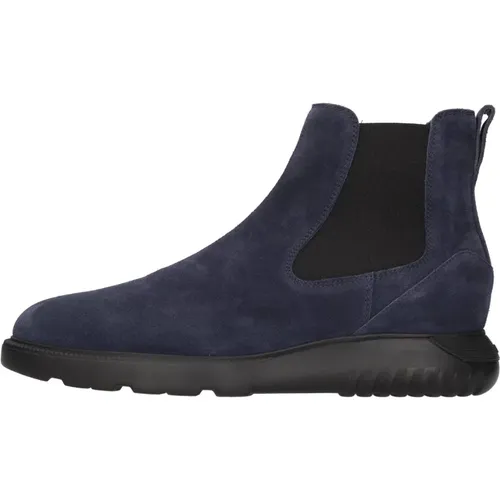 Stiefel Blau , Herren, Größe: 40 EU - Hogan - Modalova