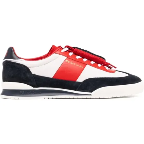 Rote Wildleder Sneakers , Herren, Größe: 45 EU - PS By Paul Smith - Modalova