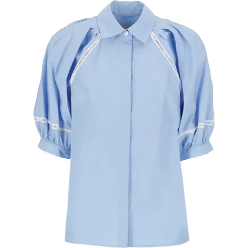 Light Cotton Shirt with Embroidered Details , female, Sizes: 2XS - 3.1 phillip lim - Modalova