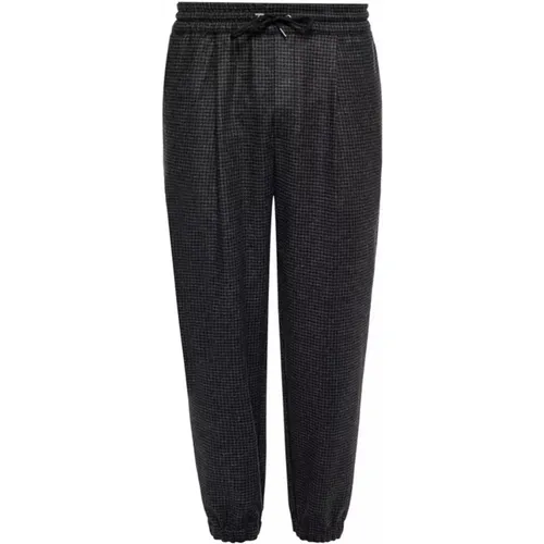 Pied De Poule Wool Pants for Men , male, Sizes: XL, L - alexander mcqueen - Modalova