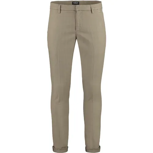 Baumwoll Chino Hose mit Aufrollbaren Bündchen - Dondup - Modalova