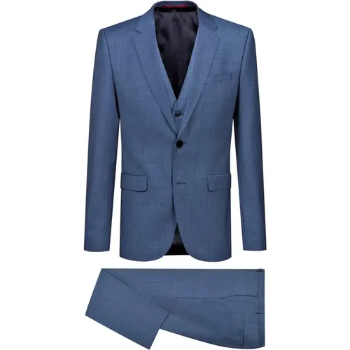 Suit with extra slim fit vest Astian / Hets184V1 - 50405359 , male, Sizes: XL - Hugo Boss - Modalova