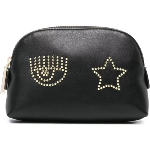 Schwarze Taschen mit Eye Star Stickerei - Chiara Ferragni Collection - Modalova