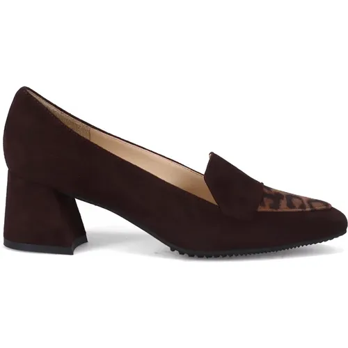 Handgefertigte Braune Flache Schuhe , Damen, Größe: 40 EU - Brunate - Modalova