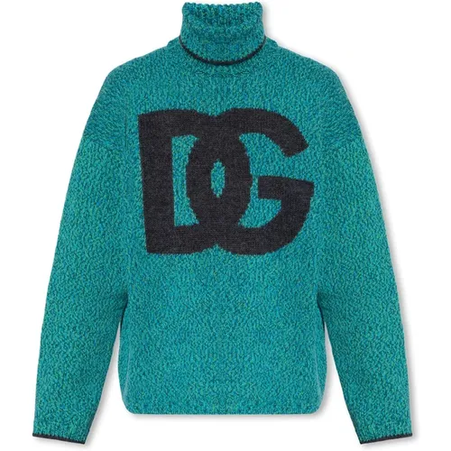 Wool Turtleneck , male, Sizes: L, S, M - Dolce & Gabbana - Modalova