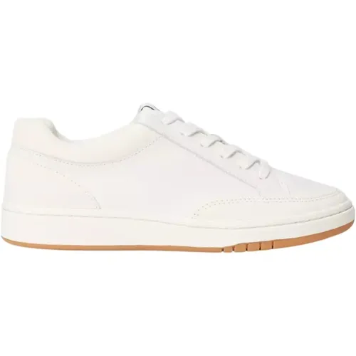 Weiße Ledersneakers Hailey , Damen, Größe: 37 EU - Ralph Lauren - Modalova