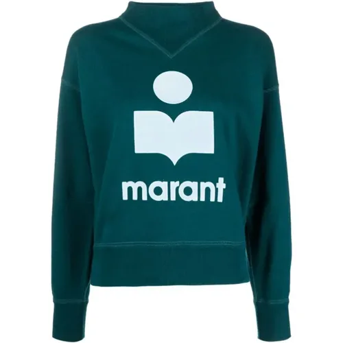 Moby Logo Sweatshirt , female, Sizes: S - Isabel Marant Étoile - Modalova