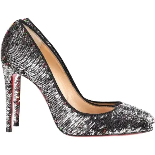 Pre-owned Polyester heels , female, Sizes: 5 UK - Christian Louboutin Pre-owned - Modalova