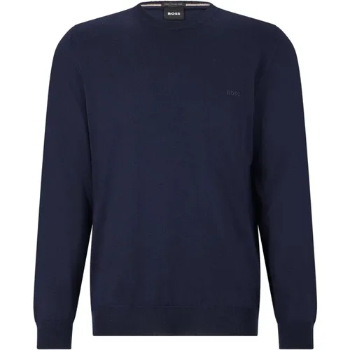 Wool Crewneck Sweater , male, Sizes: 2XL - Boss - Modalova