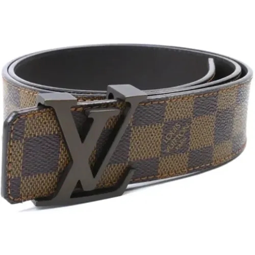 Pre-owned Canvas belts , male, Sizes: ONE SIZE - Louis Vuitton Vintage - Modalova