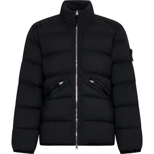 Quilted Padded Down Jacket , male, Sizes: XL, 2XL, 3XL, M, L - Stone Island - Modalova