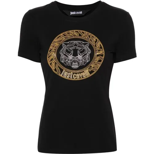 T-Shirts & Polos for Women , female, Sizes: XS, S - Just Cavalli - Modalova