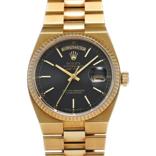 Pre-owned Gold watches , female, Sizes: ONE SIZE - Rolex Vintage - Modalova