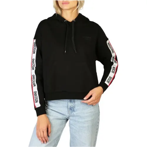 Lässiger Street Style Sweatshirt , Damen, Größe: M - Moschino - Modalova