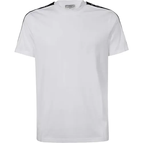 Refracted Sleeve Logo T-Shirt , male, Sizes: M, S, 2XL - Givenchy - Modalova