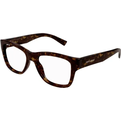 Fashion Eyeglasses SL 677 Black , unisex, Sizes: 54 MM - Saint Laurent - Modalova