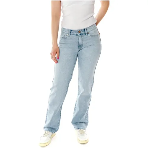 A99 Low Waist Straight Fit Jeans , Damen, Größe: W23 - Abrand Jeans - Modalova