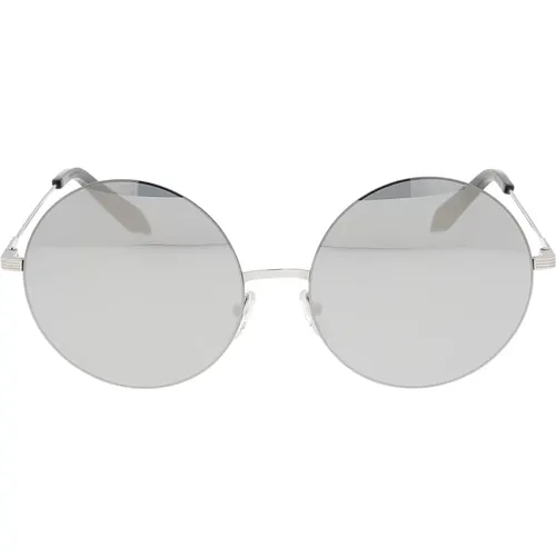 Stylische Sonnenbrille, Supra Round Design - Victoria Beckham - Modalova