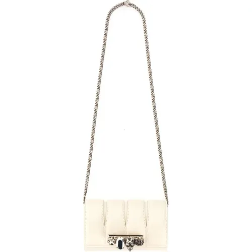 Slash Clutch Tasche mit Ketten Schulterriemen - alexander mcqueen - Modalova