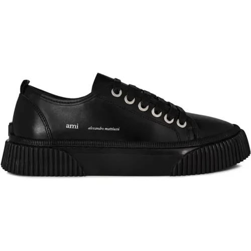 Lace-up Sneakers , male, Sizes: 7 UK - Ami Paris - Modalova