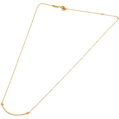 Pre-owned Rose Gold necklaces , female, Sizes: ONE SIZE - Tiffany & Co. Pre-owned - Modalova