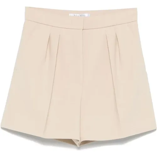 Plissierte Shorts mit Taschen , Damen, Größe: S - Max Mara - Modalova