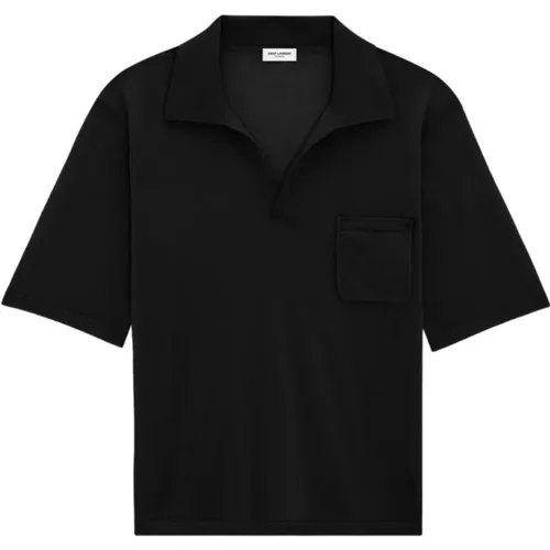 Polo Shirts , male, Sizes: L, M, S - Saint Laurent - Modalova