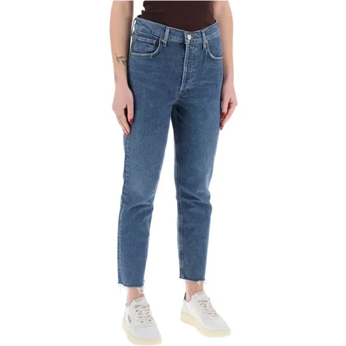 Cropped Jeans , Damen, Größe: W25 - Agolde - Modalova