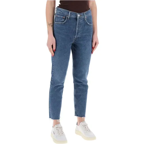 Cropped Jeans , Damen, Größe: W26 - Agolde - Modalova