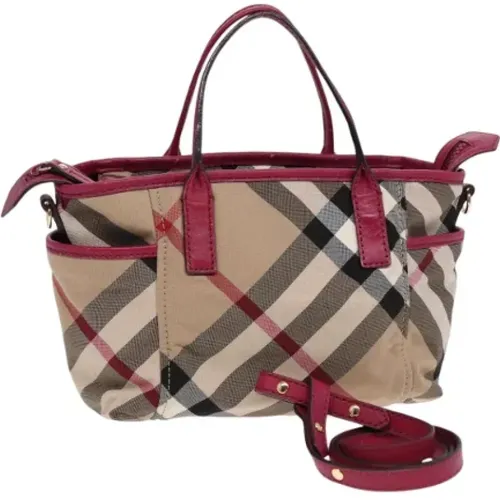 Pre-owned Canvas handbags , female, Sizes: ONE SIZE - Burberry Vintage - Modalova