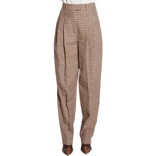 Houndstooth Trousers , female, Sizes: XS, 2XS - Jejia - Modalova