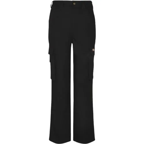 Schwarze Hooper Hose , Damen, Größe: W25 - Dickies - Modalova