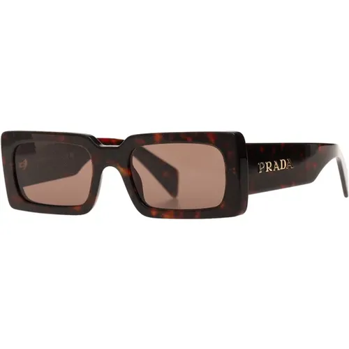 Chic Oversized Sunglasses with Polarized Lenses , female, Sizes: ONE SIZE - Prada - Modalova