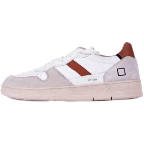 Logo Seite Wildleder Gummisohle Sneakers , Herren, Größe: 40 EU - D.A.T.E. - Modalova