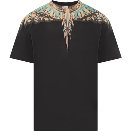 Grizzly Wings T-Shirt , male, Sizes: S - Marcelo Burlon - Modalova