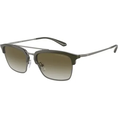 Gradient Sunglasses Ea4228 30038E , unisex, Sizes: 55 MM - Emporio Armani - Modalova