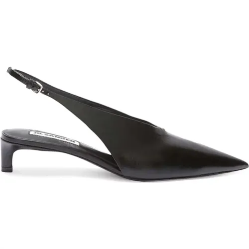 Leather Slingback Heels , female, Sizes: 3 1/2 UK, 4 UK, 5 1/2 UK, 3 UK - Jil Sander - Modalova